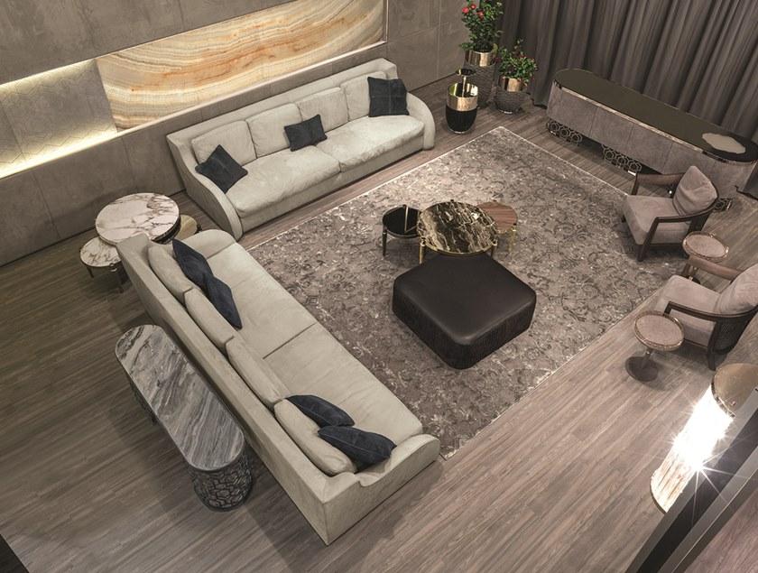 Longhi Круглый журнальный столик из зеркального стекла Loveluxe 2016 – vanity collection Y 719 - Вид №4