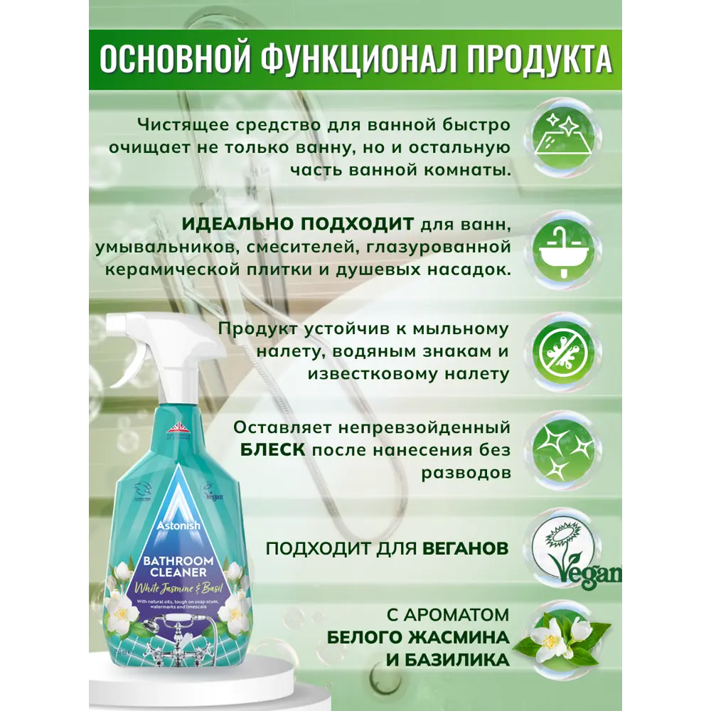 Astonish - Очиститель для ванной с мгновенным действием 85239482 STLM-0060349 - Вид №4