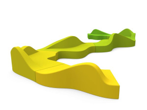 Модульный диван с пенопластовым покрытием