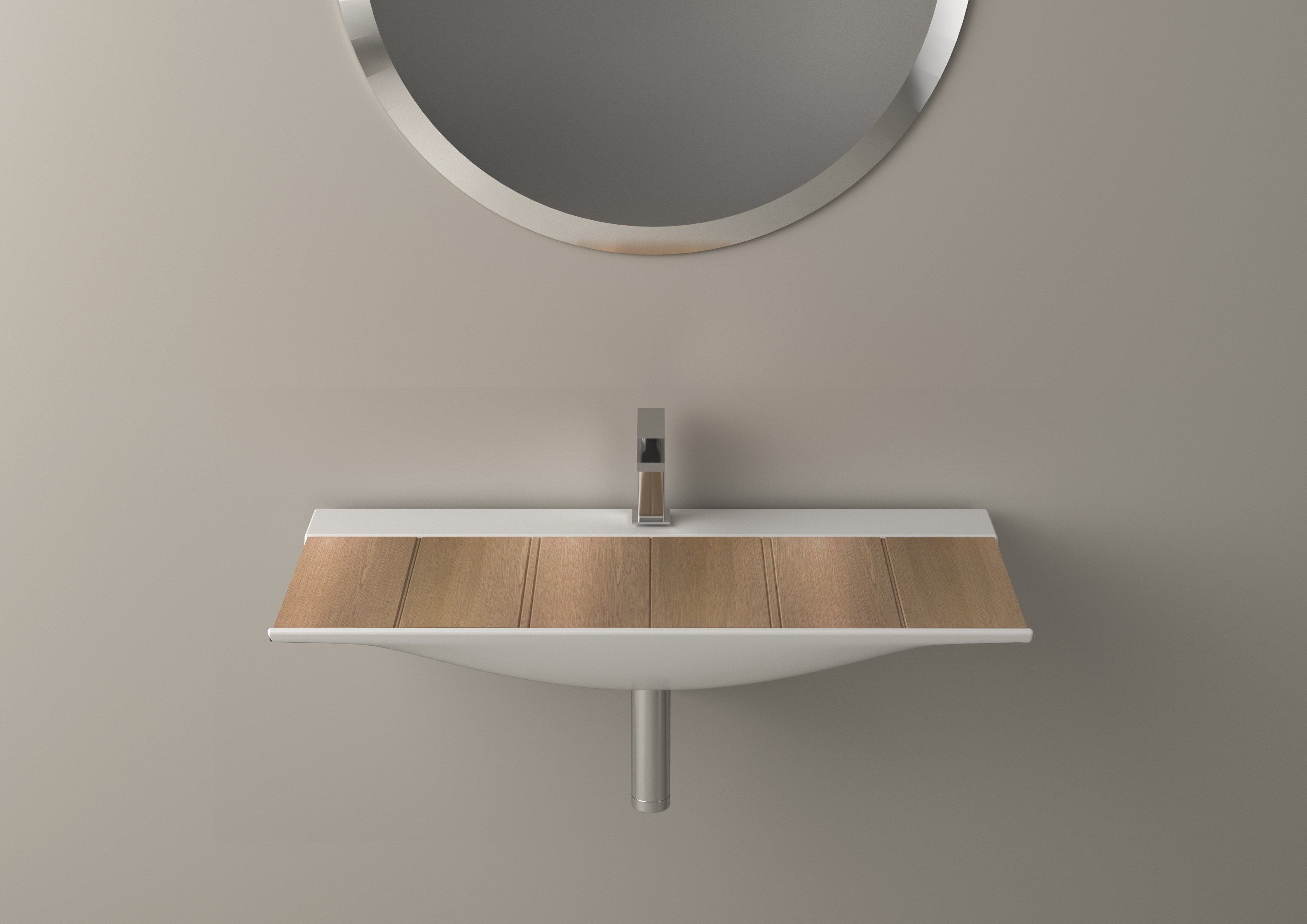 Керамическая прямоугольная одиночная подвесная раковина ArtCeram The One ARCH-00135739 - Вид №5