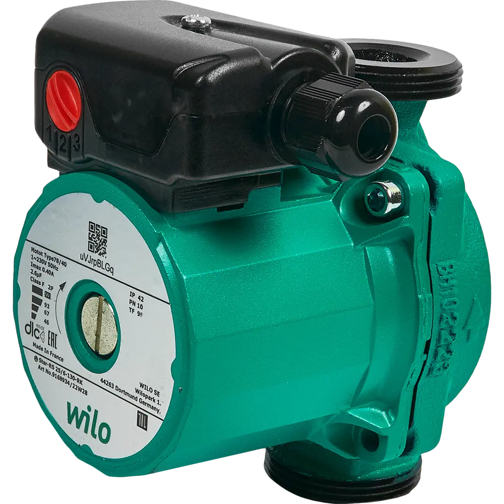 Циркуляционный насос Wilo Star-RS 25/6 130 мм с гайками 1 1/4" 86925432 STLM-2075884  - Вид №1