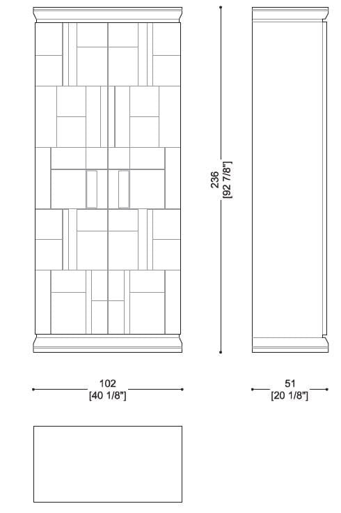Деревянный шкаф Sicis Вандом ARCH-00055660 - Вид №7