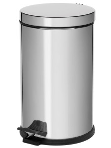 Вёдра с педалью и крышкой Andromeda 8L Chrome NAVAKO