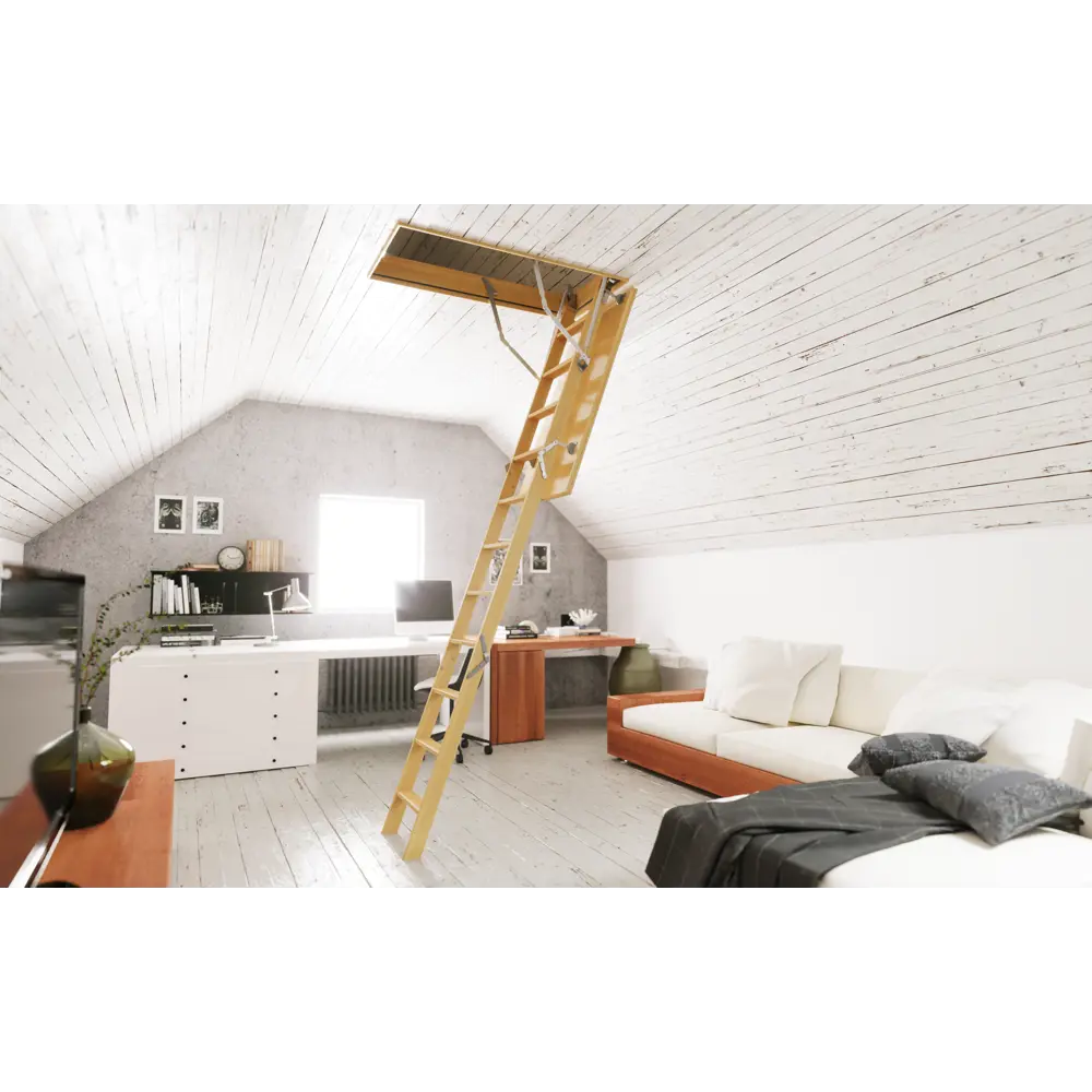 Santreyd Classic - чердачная лестница с утепленным люком для частного дома 89131283 STLM-0078835 - Вид №1