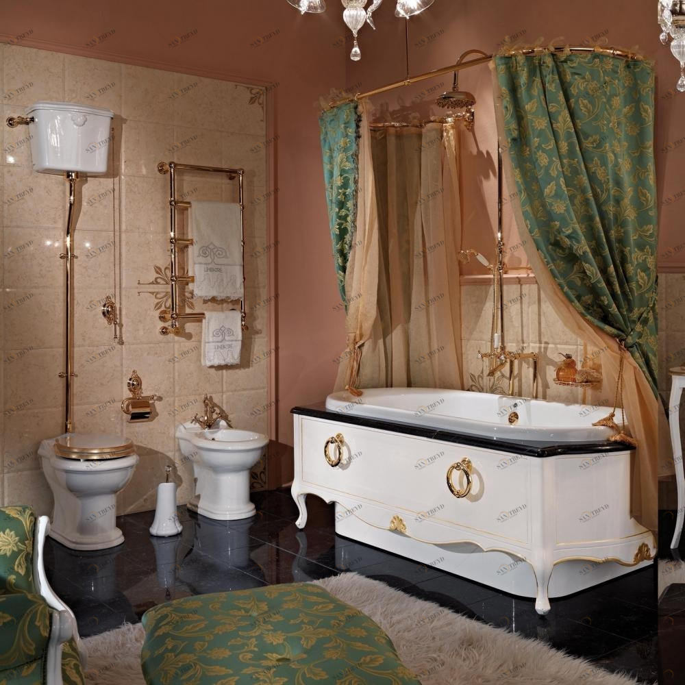 Ванна отдельно стоящая 13P501 LINEATRE Gold Componibile