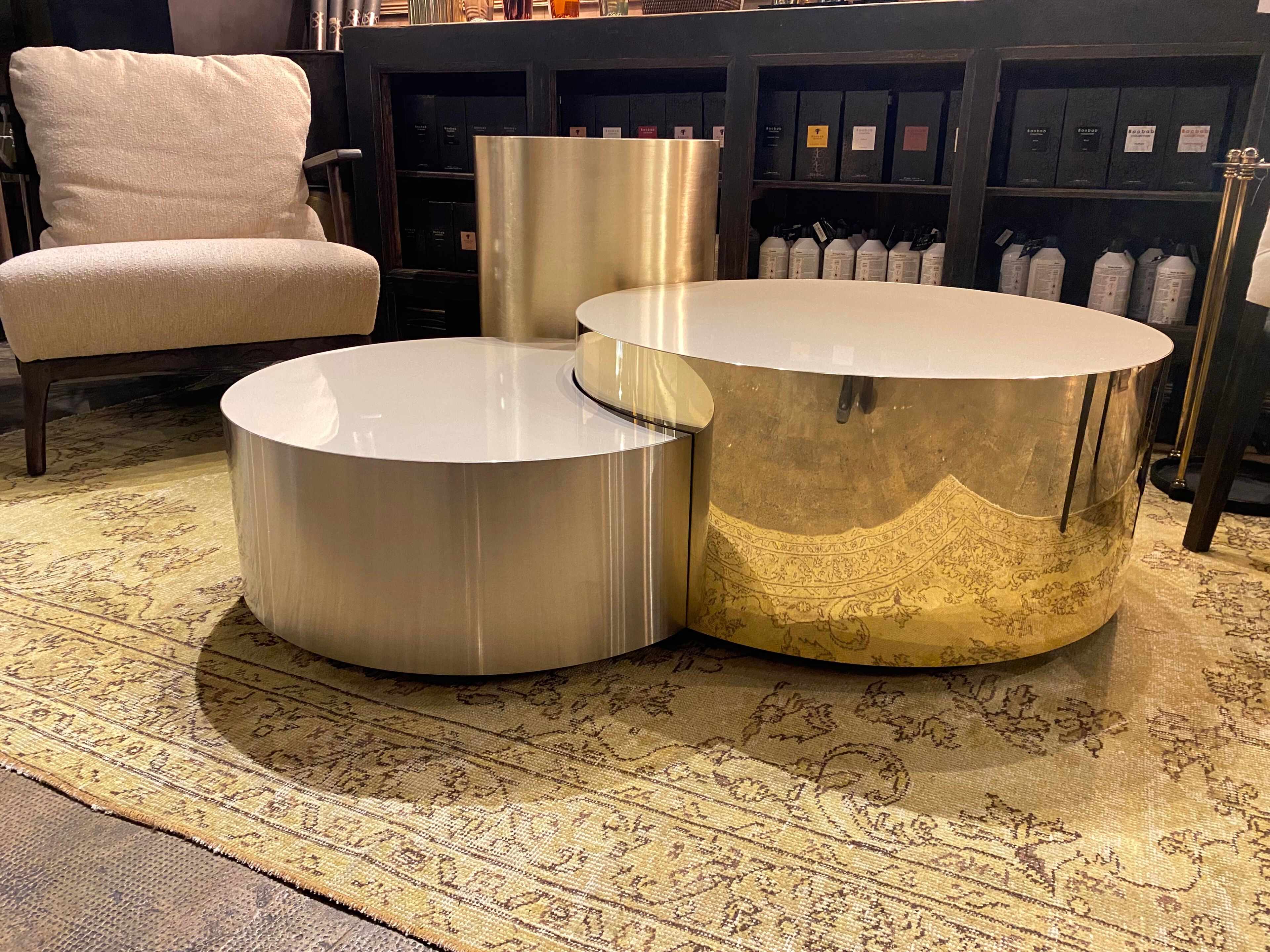 Набор журнальных столиков из ламинированного стекла и металла Jover+Valls Antique Boutique-Luna ARCH-00104161 - Вид №28