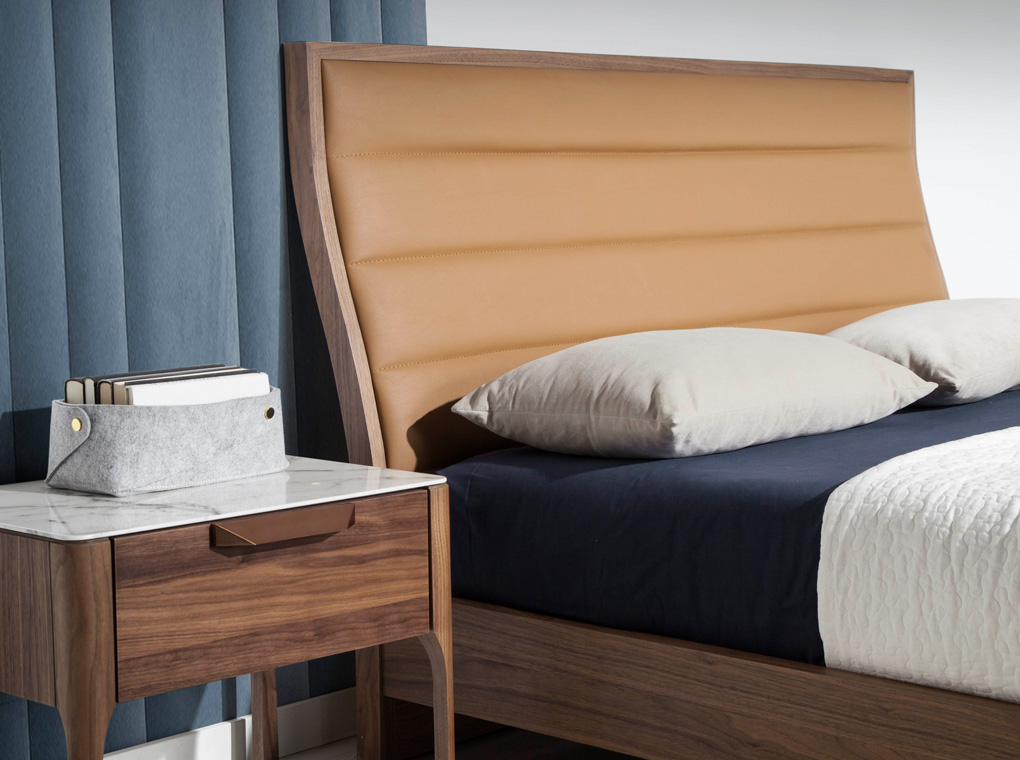 071057 Кровать -B орех Angel Cerda CP1806  - Вид №5