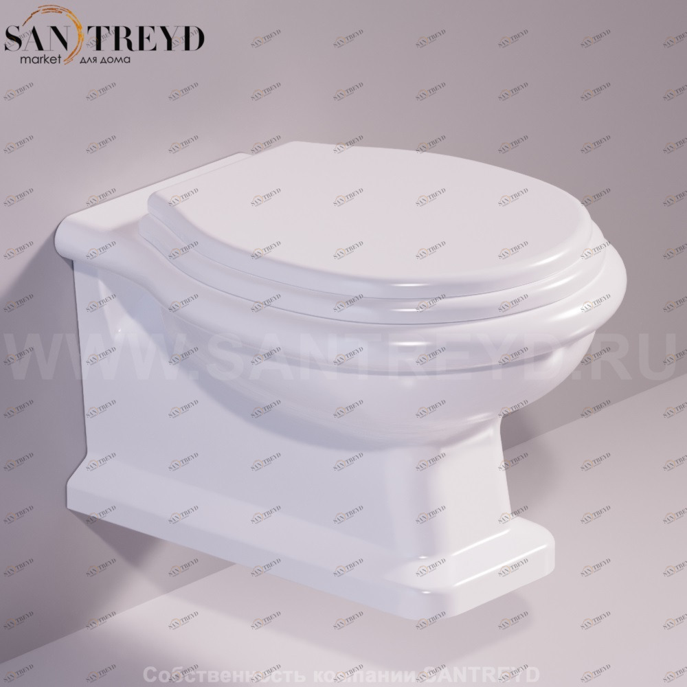 LA18BIANCO Подвесной унитаз настенный Белый Simas Lante Италия