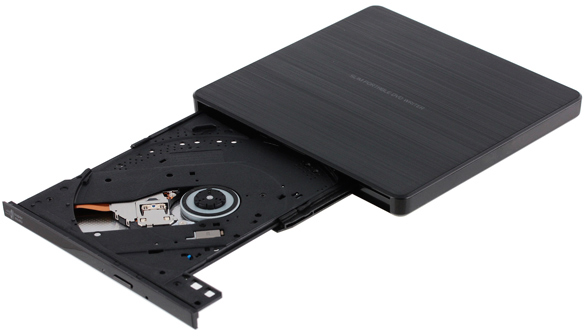 GP60NB60.AUAE12B dvd-rw ext. black slim ret. usb2.0 LG Santreyd  - Вид №2