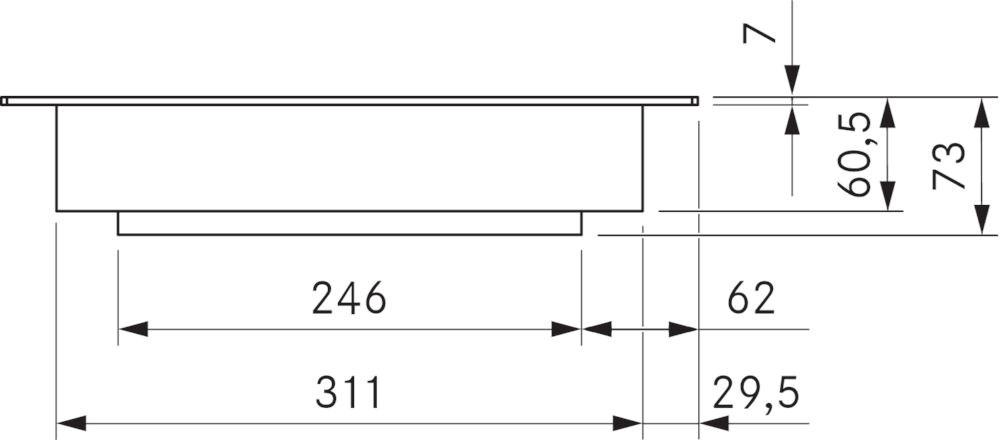 Bora Встраиваемая индукционная плита из нержавеющей стали Bora professional 3.0 Pkt3 - Вид №2