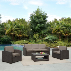 AFM-3017B Dark brown Комплект для отдыха Afina