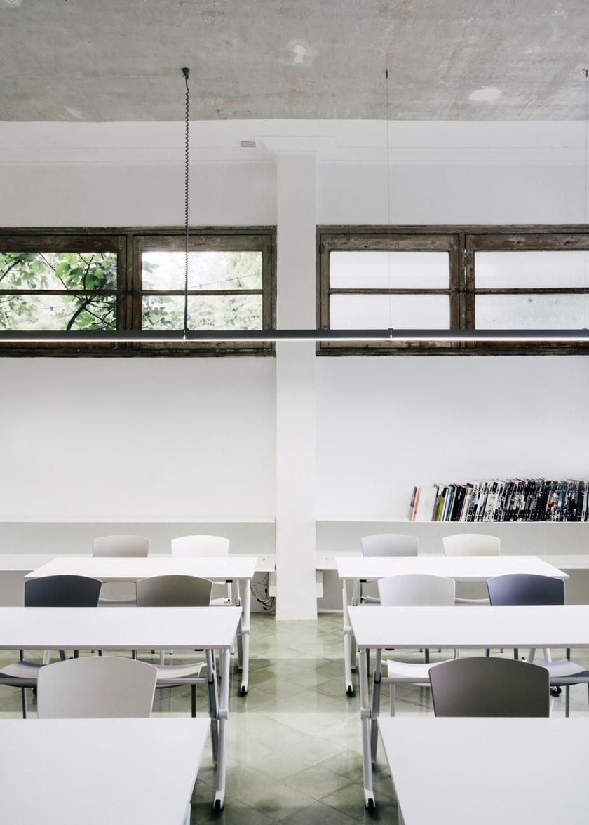 ENEA Стол из меламина прямоугольной формы на колесиках Folio sun-id-1434189 - Вид №5