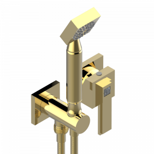 A2R-6561B Trim only for wall mixer with complete handshower on hook Thg-paris Masque de Femme, lunaire Золото