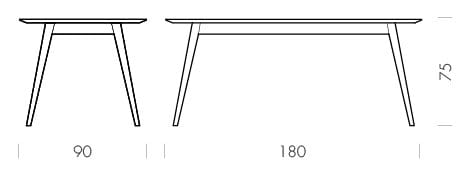 Прямоугольный дубовый стол Gazzda Stafa ARCH-00109634 - Вид №66