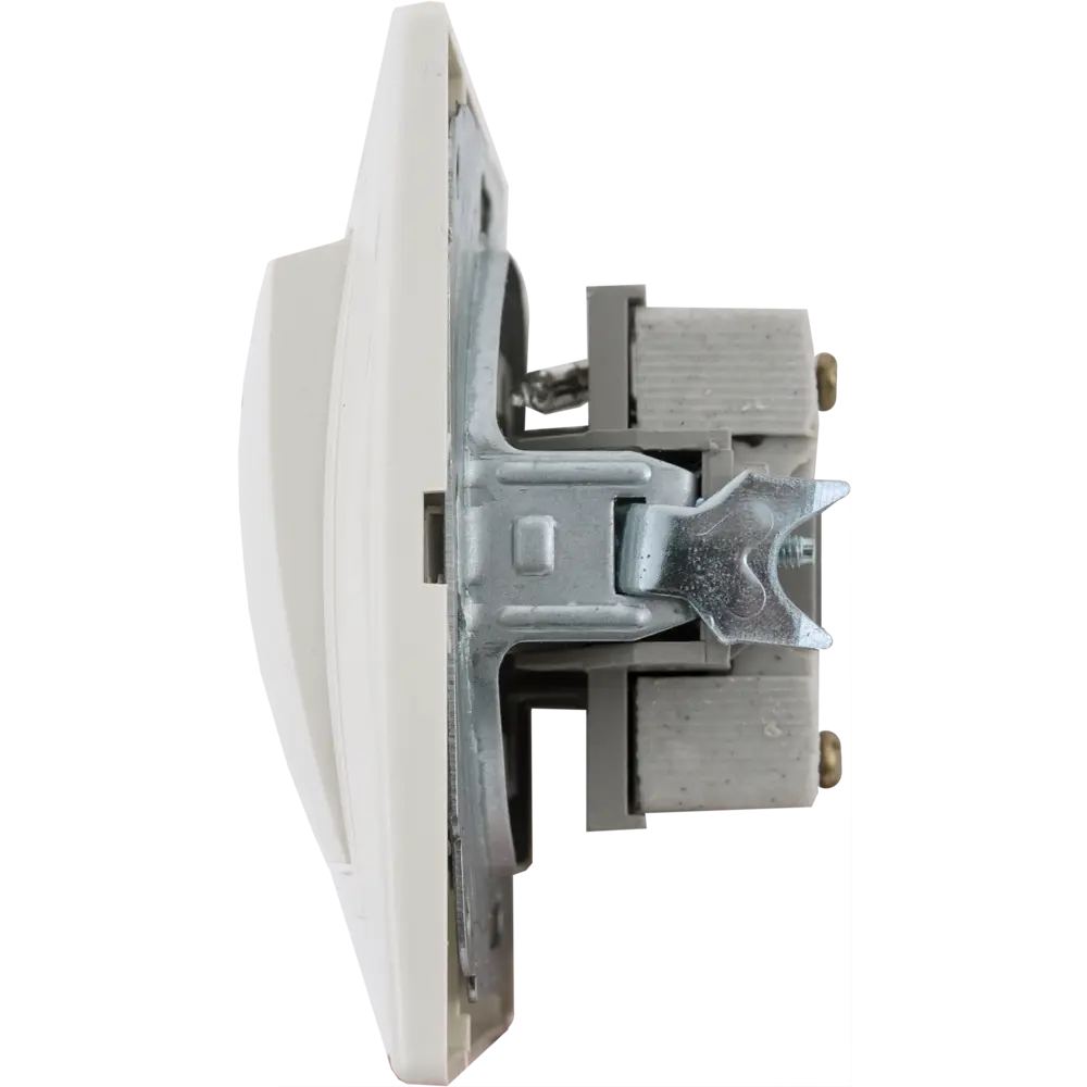 TDM ELECTRIC Выключатель встраиваемый с подсветкой, белый 85591336 Таймыр STLM-1118728 - Вид №3