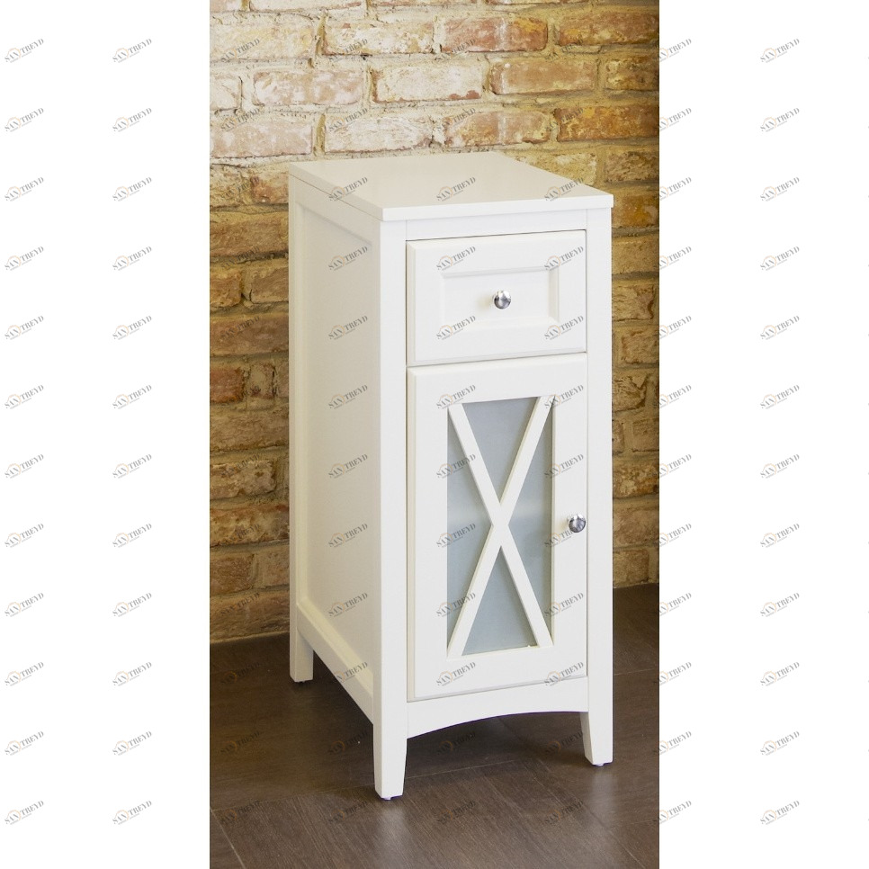 Шкаф с одной дверцей, белый [EU3W] Victorian Burlington EU3W