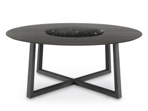 Круглый стол из ясеня с Lazy Susan