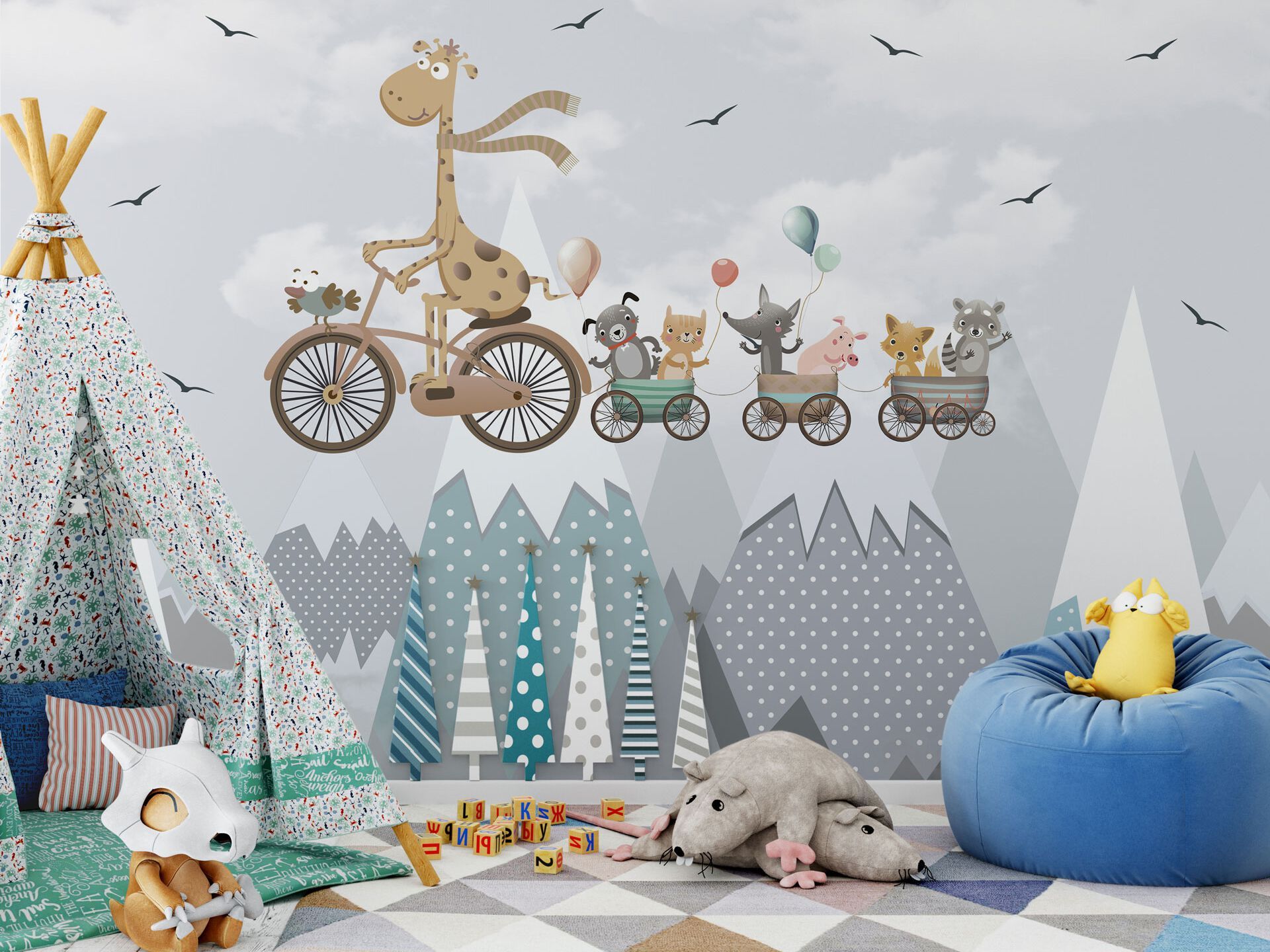 Панорамные обои для детей Rimura 2025 ARCH-00131920