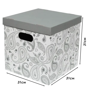 Коробка для хранения АПЕ 313G с крышкой и ручками 89433154