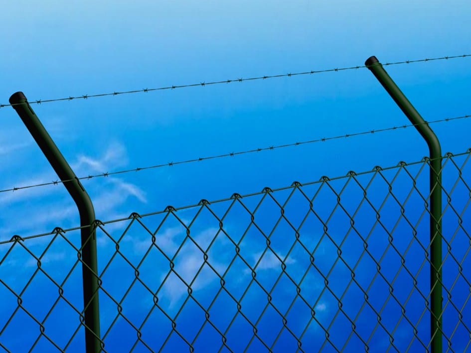 Изогнутые столбы для безопасности Ferro Bulloni колючая проволока, изогнутые столбы и концертина ARCH-00031496 - Вид №7