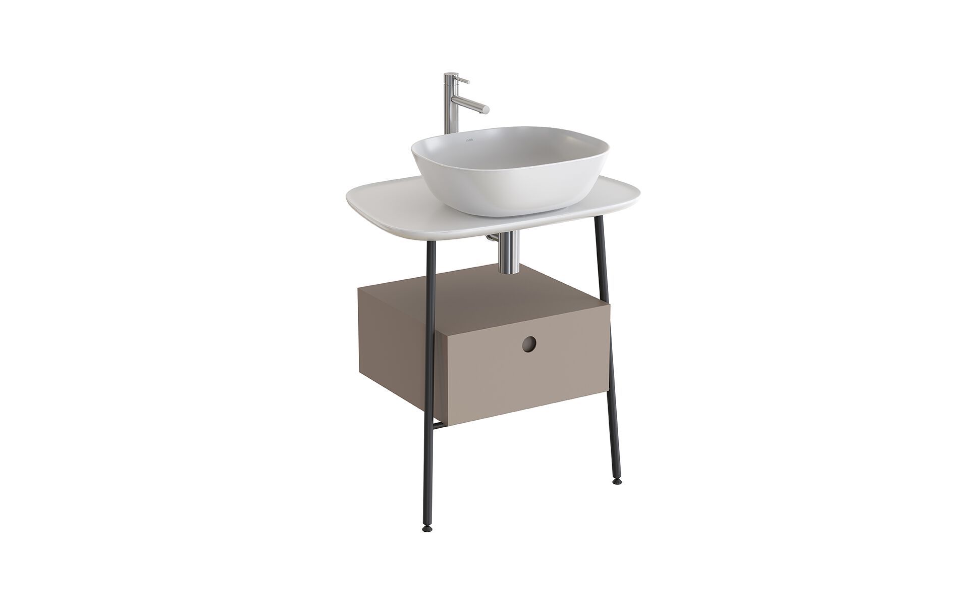 Консоль для умывальника с ящиками VitrA Bathrooms Plural ARCH-00096254 - Вид №3