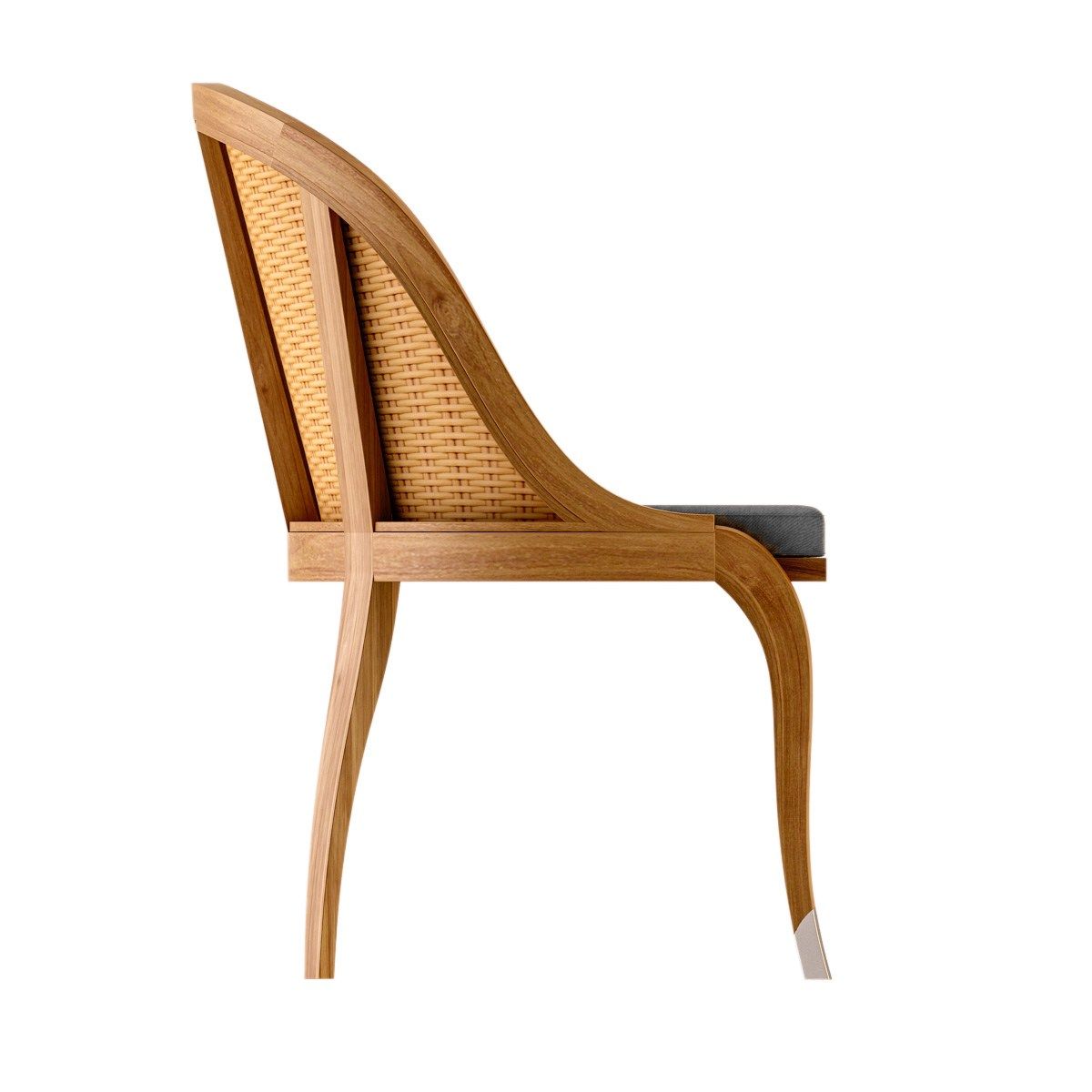 Стул для сада из тикового дерева ASTELLO Tulipe ARCH-00016335 - Вид №1