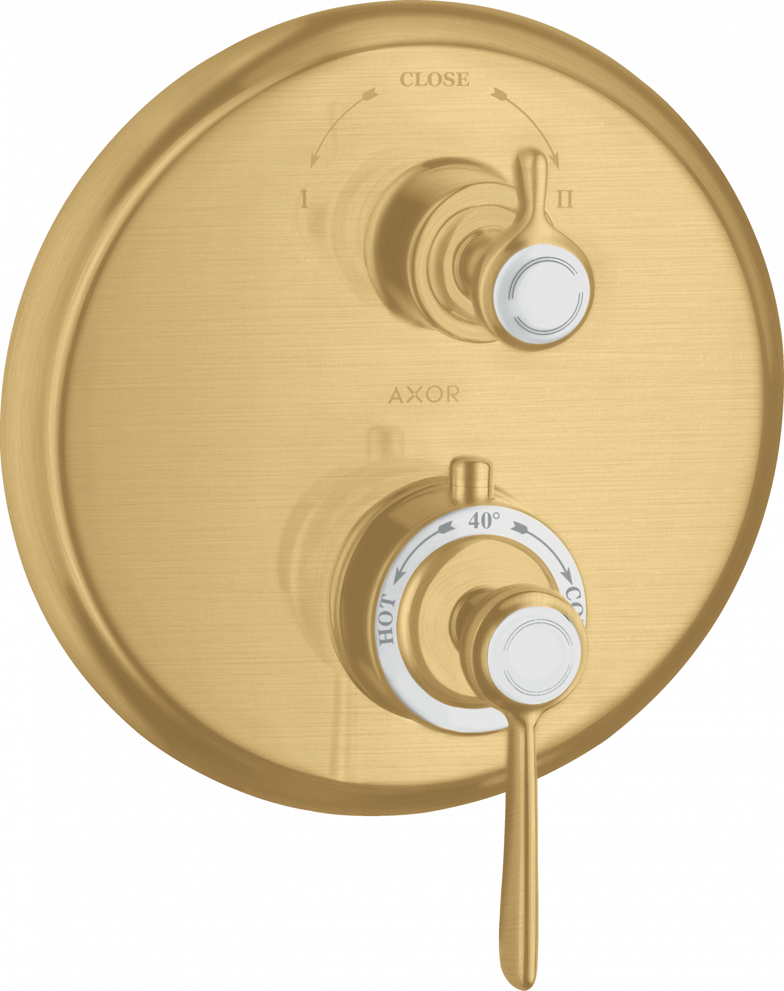 16821250 Термостат для скрытого монтажа с рычагом и запорно-переключающим вентилем AXOR MONTREUX