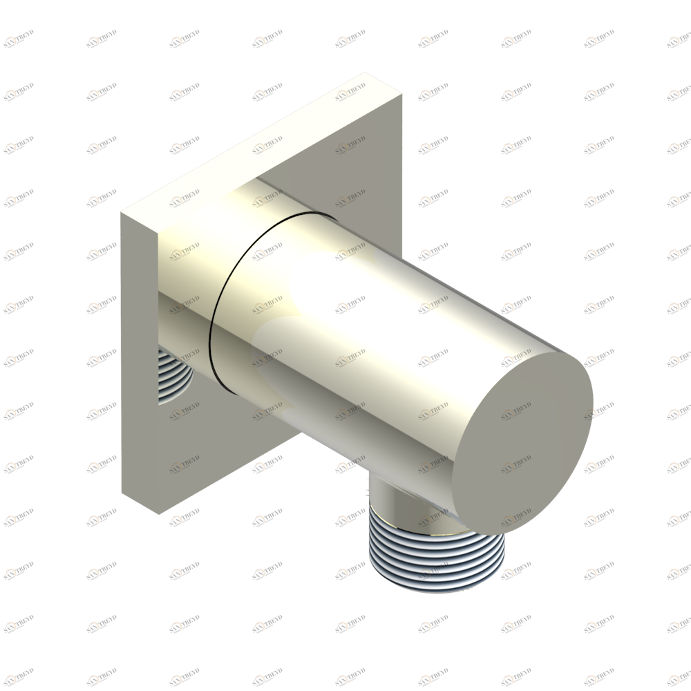 A2U-53E Вывод 1/2" встраиваемый в стену Thg-paris Masque de Femme, métal lisse Никель A2U-53E CAT.B