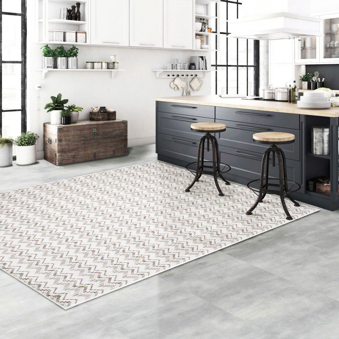 Прямоугольный напольный ковер с рисунком Ademi Outdoor ARCH-00131661 - Вид №1