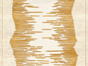 Ковер ручной работы из ткани