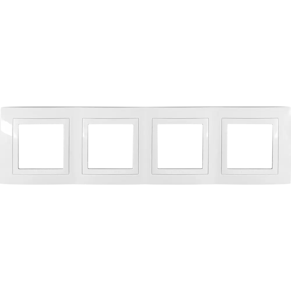 Рамка для розеток и выключателей Systeme Electric Unica 4 поста, цвет бежевый 10155559 STLM-2142134