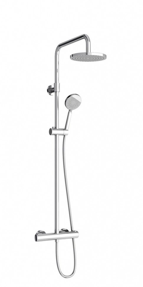 Душевая стойка с внешним термостатом [V55] Britton Burlington V55 518 x 1085  - Вид №2