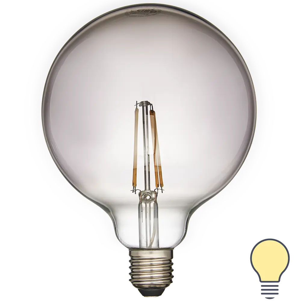 Лампа умная светодиодная Osram Smart Plus E27 220-240 В 6 Вт шар большой тонированная 600 лм, теплый белый свет 89143926 STLM-2060397 LEDVANCE 