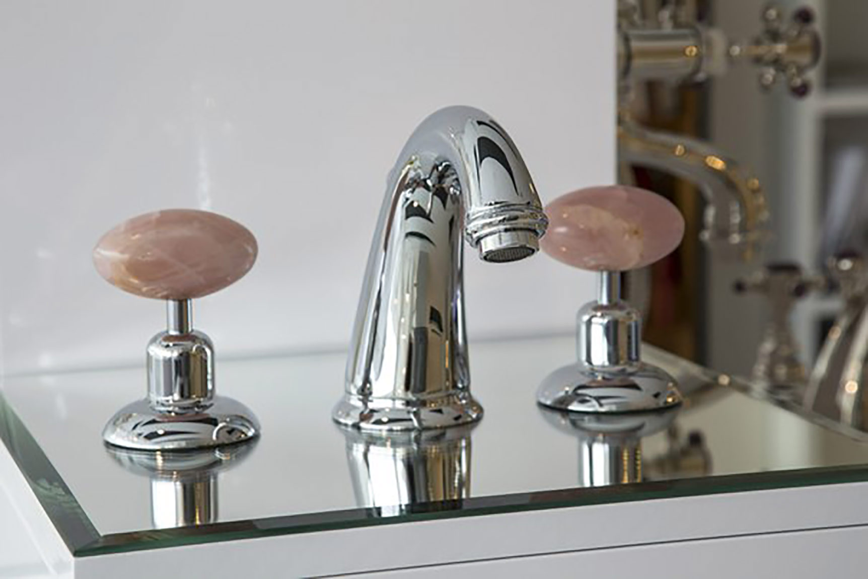 2102 ** 09C Комплект ванны с дуплексным душем Nicolazzi Series Cristallo di Rocca  - Вид №3