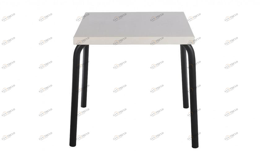 Euroform W Прямоугольный стол для общественных мест из металла  1970 