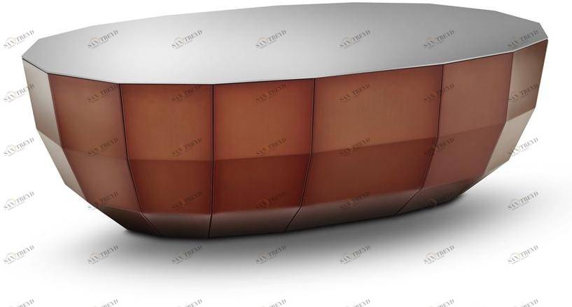 müller möbelfabrikation Овальный журнальный столик sun-id-1351400