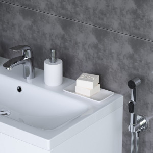 310300000 смеситель для умывальника без дк с гиг. Душем Damixa Palace Bit