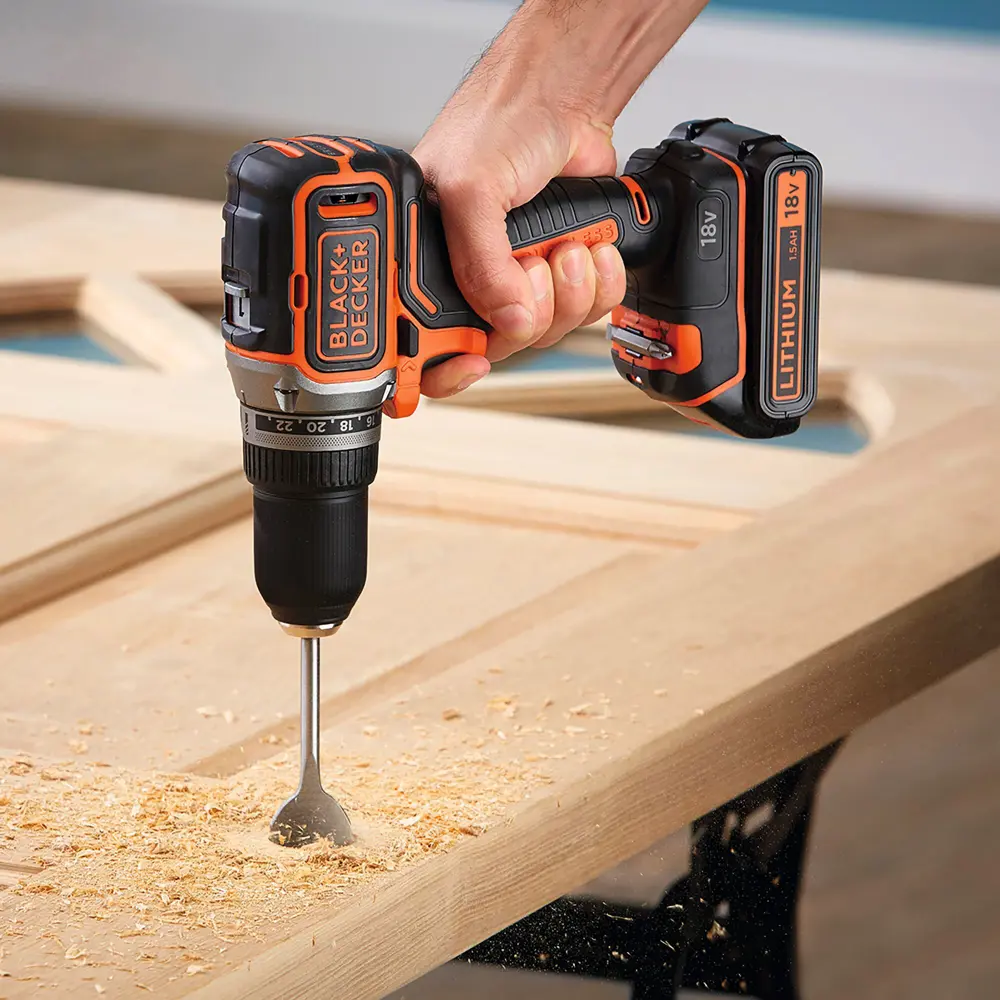Дрель-шуруповерт аккумуляторная бесщеточная Black&Decker BL186N-XJ, 18 В без АКБ и ЗУ 82729968 STLM-2113075 BLACK + DECKER  - Вид №8