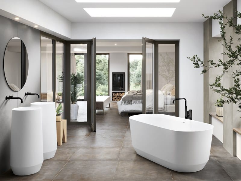 Овальная ванна в центре комнаты в Долотеке© Acquabella Acquawhite ARCH-00055532 - Вид №2