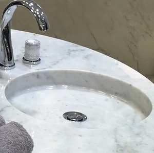 Комплект мебели YVAN из натурального мрамора Carrara Ypsilon