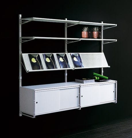 Секционный настенный книжный шкаф Caimi Brevetti Сократ ARCH-00141334 - Вид №2