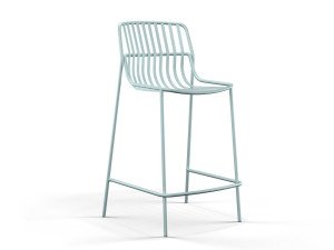 Стальной барный стул с порошковым покрытием