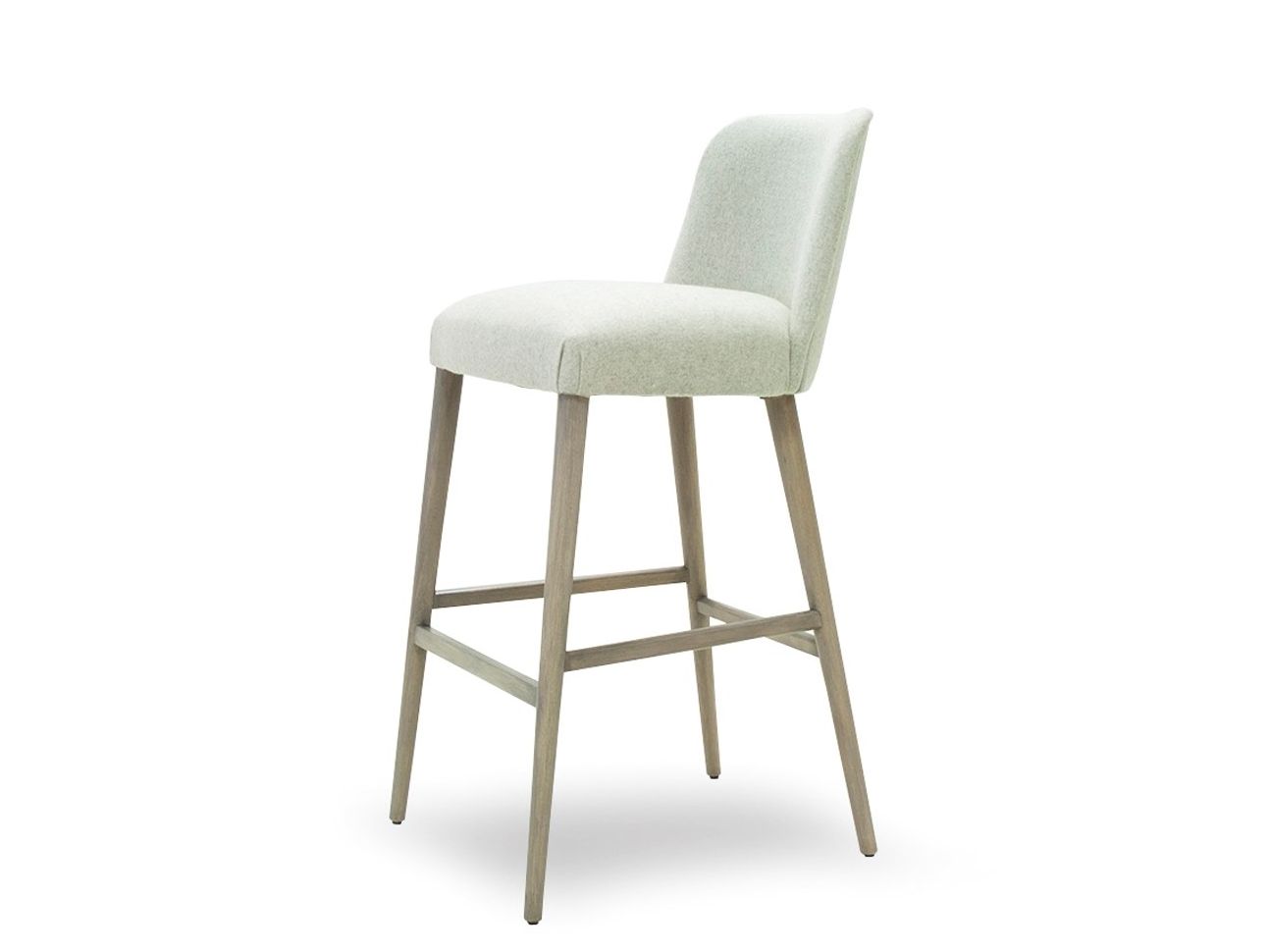 Высокий тканевый табурет с подставкой для ног со спинкой CREARTE COLLECTIONS Kel Contemporain ARCH-00136515 - Вид №1