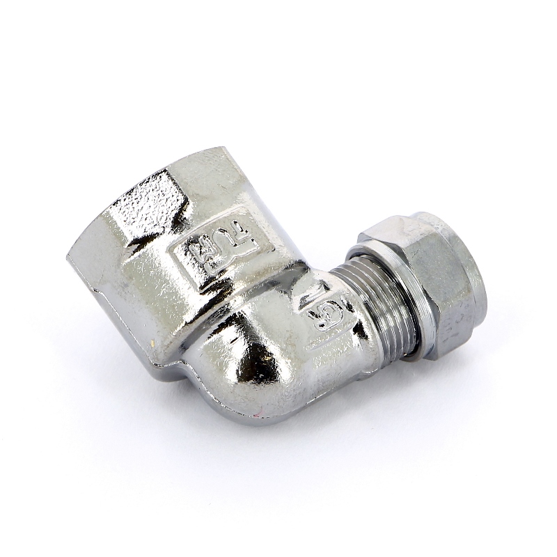 Угол обжим-В хромированный TIEMME 10х1/2" 1130052 - Вид №2