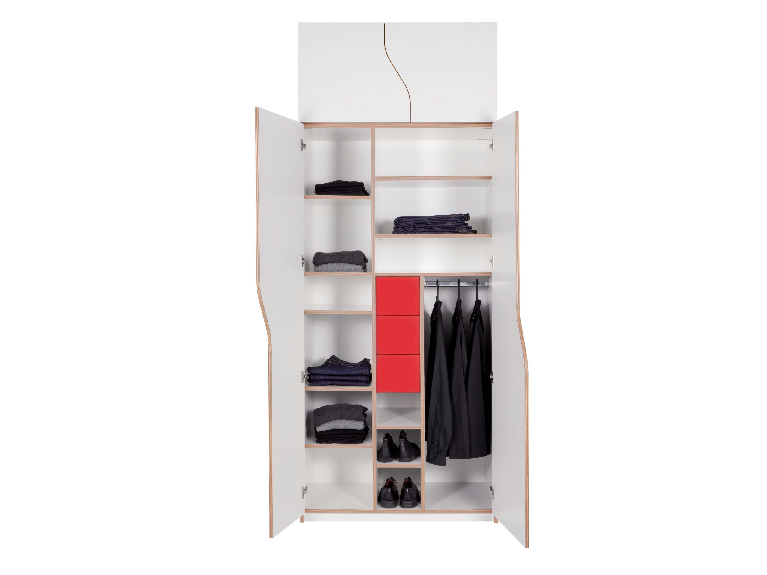 Шкаф из березы Müller Small Living самолет ARCH-00125438 - Вид №2