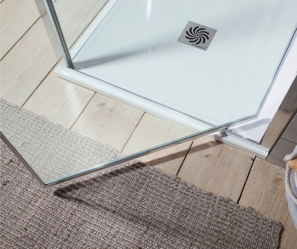 Дверь Pivot 900mm с боковым экраном 1000mm Britton Burlington EPDSC0900, ESPSC1000  - Вид №3