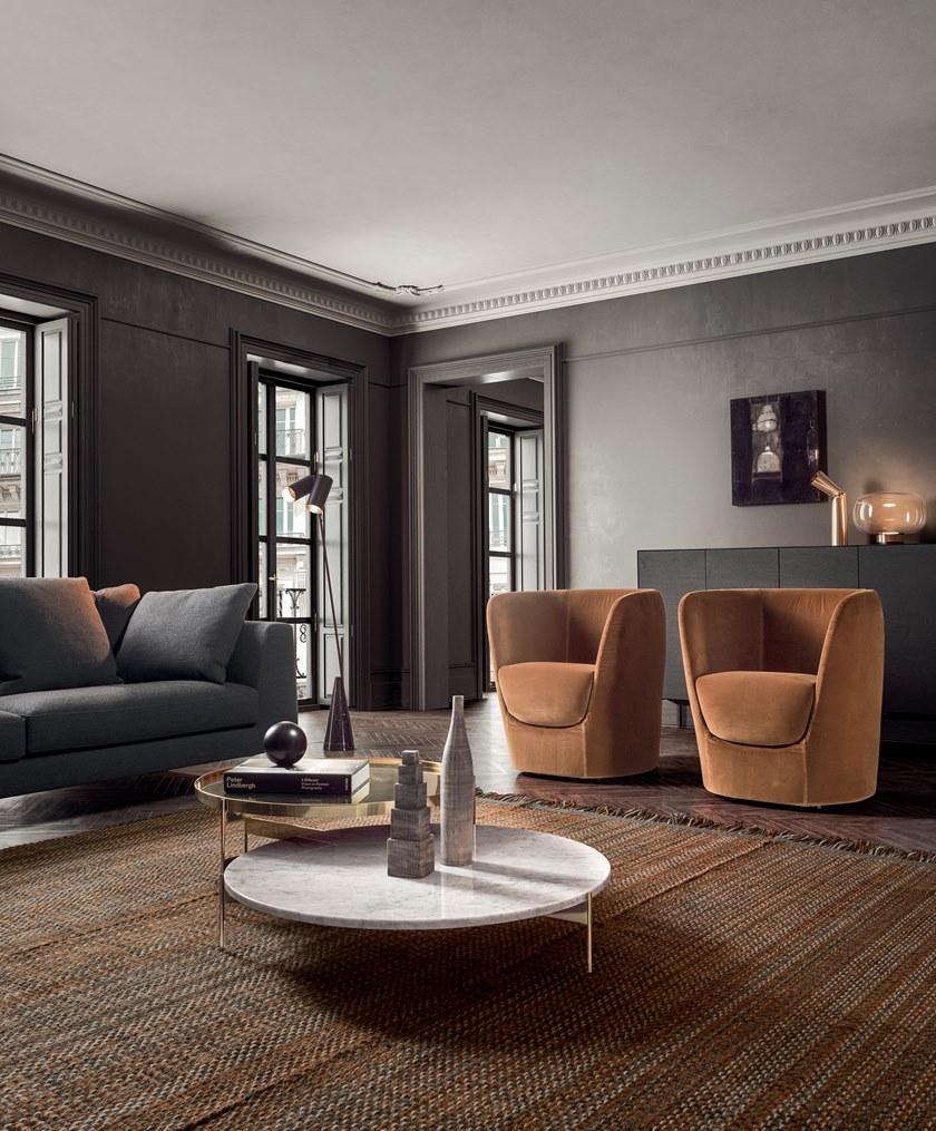 PIANCA Круглый журнальный столик с подносом sun-id-1465548 - Вид №2