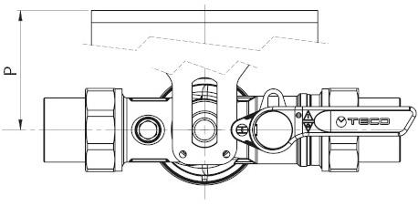 TECO Прямой клапан для однотрубного счетчика газа G6 sun-id-1394471 - Вид №1