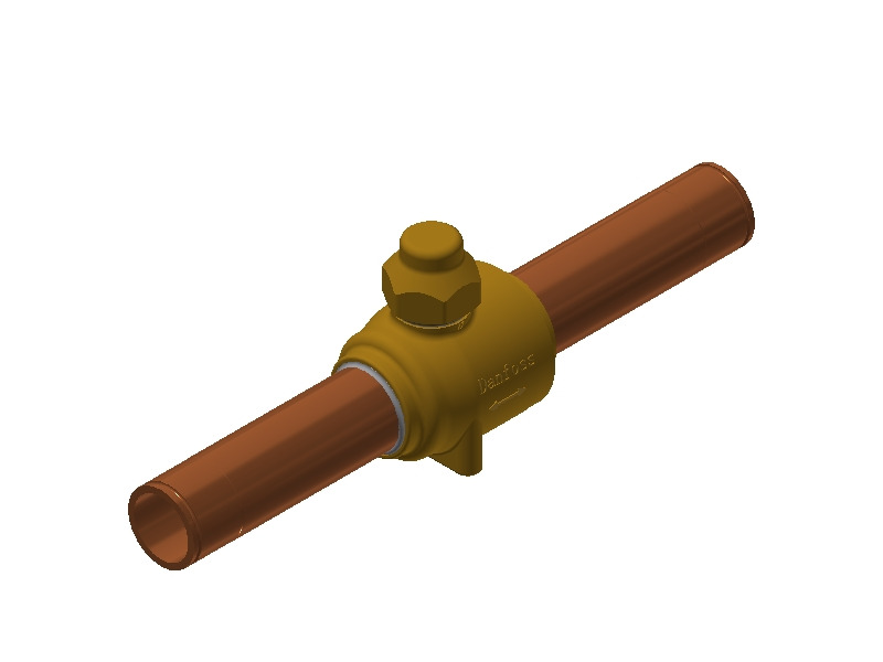 Danfoss GBCH — Запорные шаровые краны для CO2 90 бар GBC 10s H Кран запорный шаровой 009L7416  - Вид №10