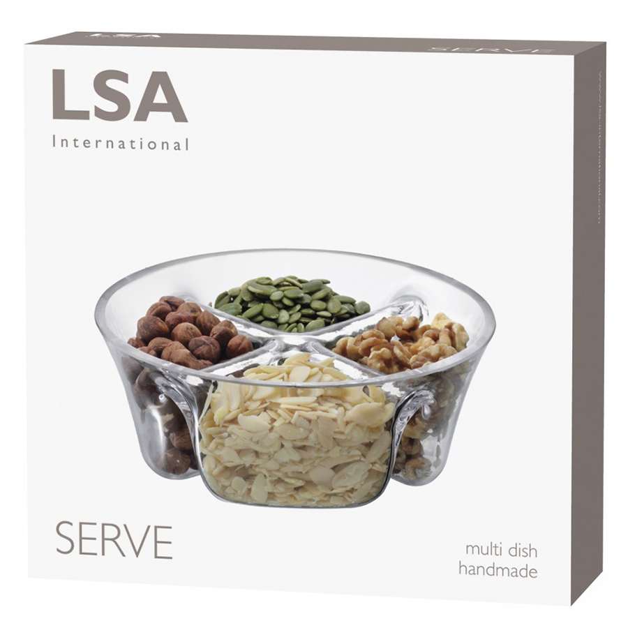 G1461-18-991 Менажница из 4 секций serve, d18 см LSA International  - Вид №3